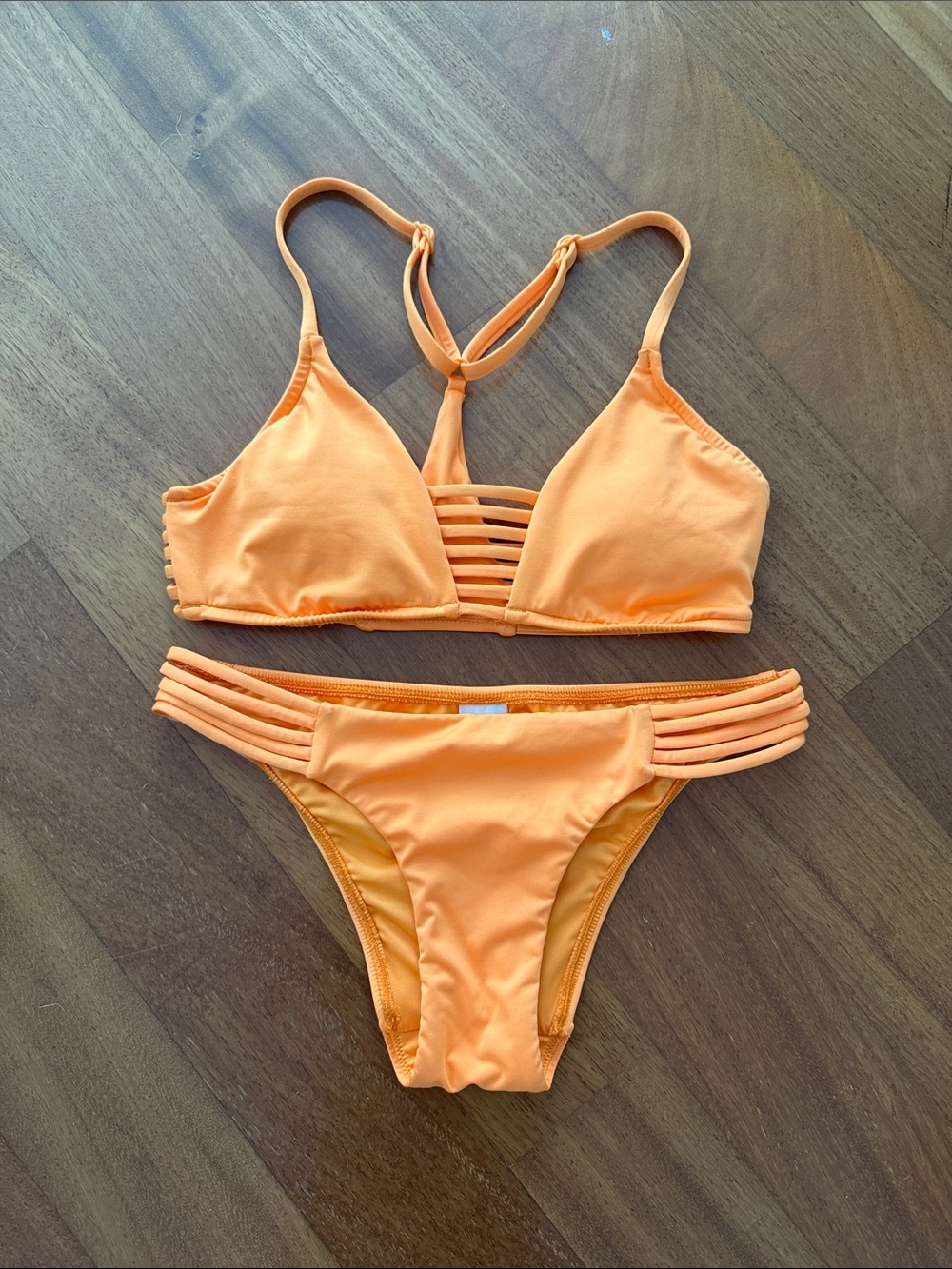 Seafolly Orange Bathing Suit, size 6